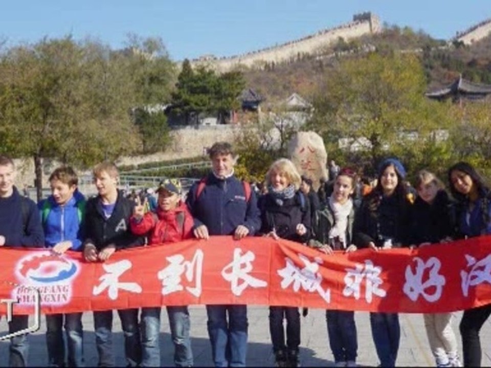 Des jeunes yonnais de retour de Chine (Vendée)