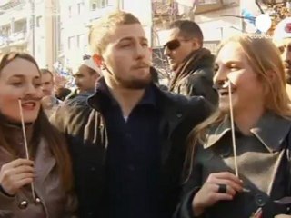 Moustaches mark a century of independence for Albania