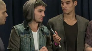 Behind-the-Scenes Interview With The Wanted at the AMAs 2012