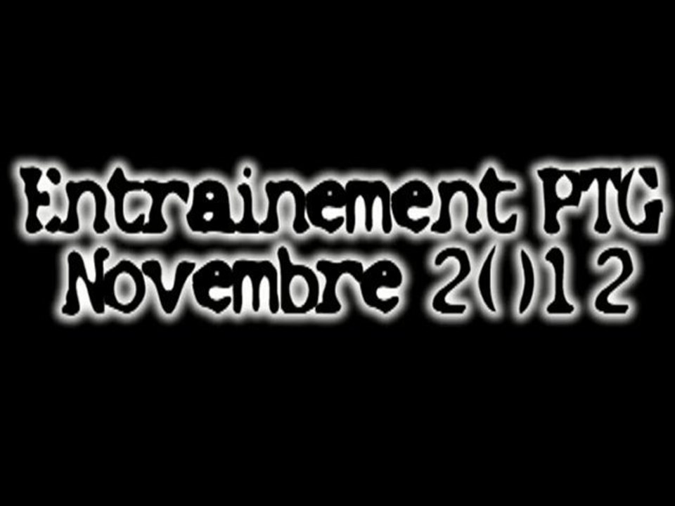 entrainement PTG Novembre2012
