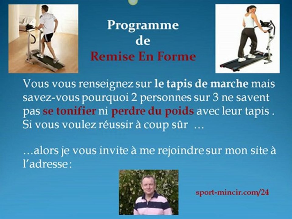 Tapis de marche fitness attitudes