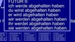 Konjugation des starken Verbs abhalten (Hilfsverb haben) - abhalten konjugieren