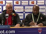 Conférence de presse Clermont Foot - AS Monaco FC : Régis BROUARD (CFA) - Claudio RANIERI (ASM) - saison 2012/2013