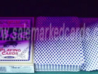INFRARED MARKED CARDS-Bee-Playing-Cards-blue