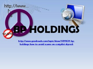 BP Holdings Hur undvika bedragerier pa Craigslist