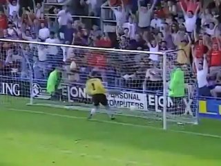 David Beckham Halfway Line Goal Vs Wimbldeon