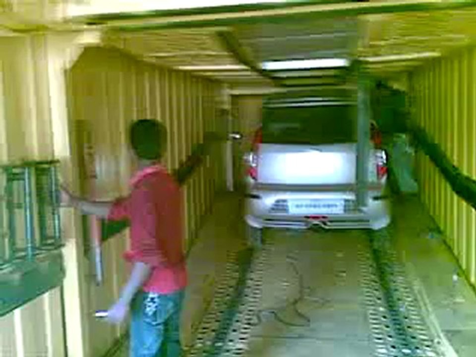 CAR LODING IN CONTAINER