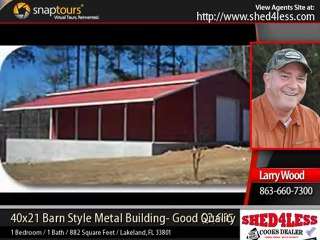 shed4less - 40x21 Barn Style Metal Building (Great Great Quality Guarantee)