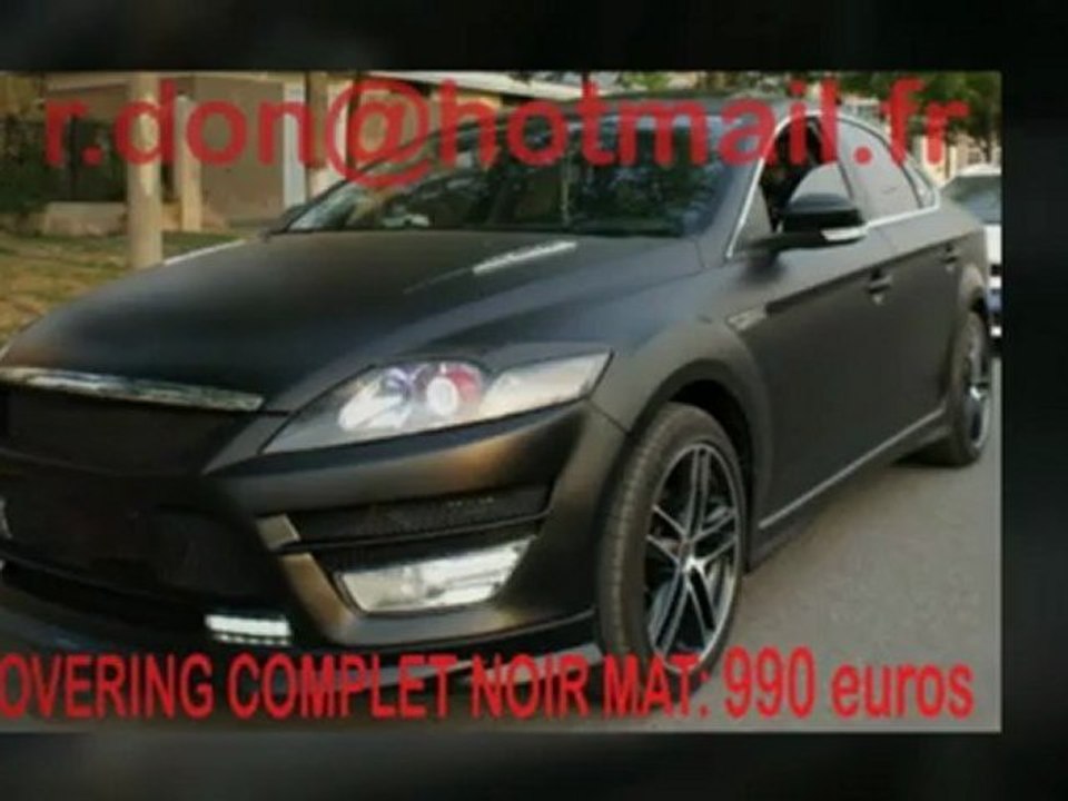 Ford Mondeo, Ford Mondeo, essai video Ford Mondeo, Ford Mondeo covering, Ford Mondeo peinture noir mat