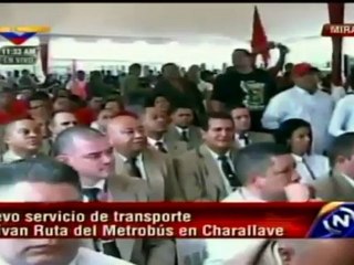 (Vídeo) Jaua participa en activación de ruta del Metrobús Charallave
