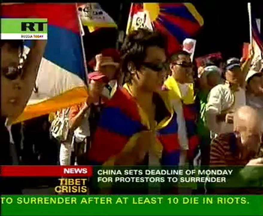 Tibetan monks lead protests against China