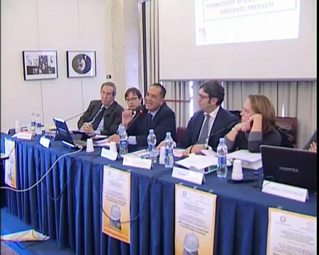 INCIDENTI SUL LAVORO: UN CONVEGNO MATERA 27-11-2012