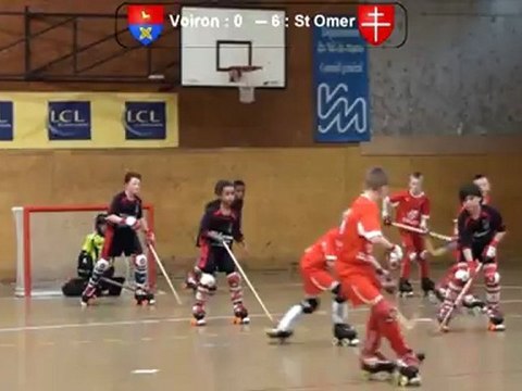 Demi-Finale Championnat de France de Rink Hockey U11 20112012 : Voiron-St-Omer première mi-temps