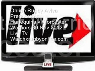Watch Harlequins vs Worcester Warriors Live