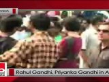 Rahul Gandhi, Priyanka Gandhi interact with people in Amethi