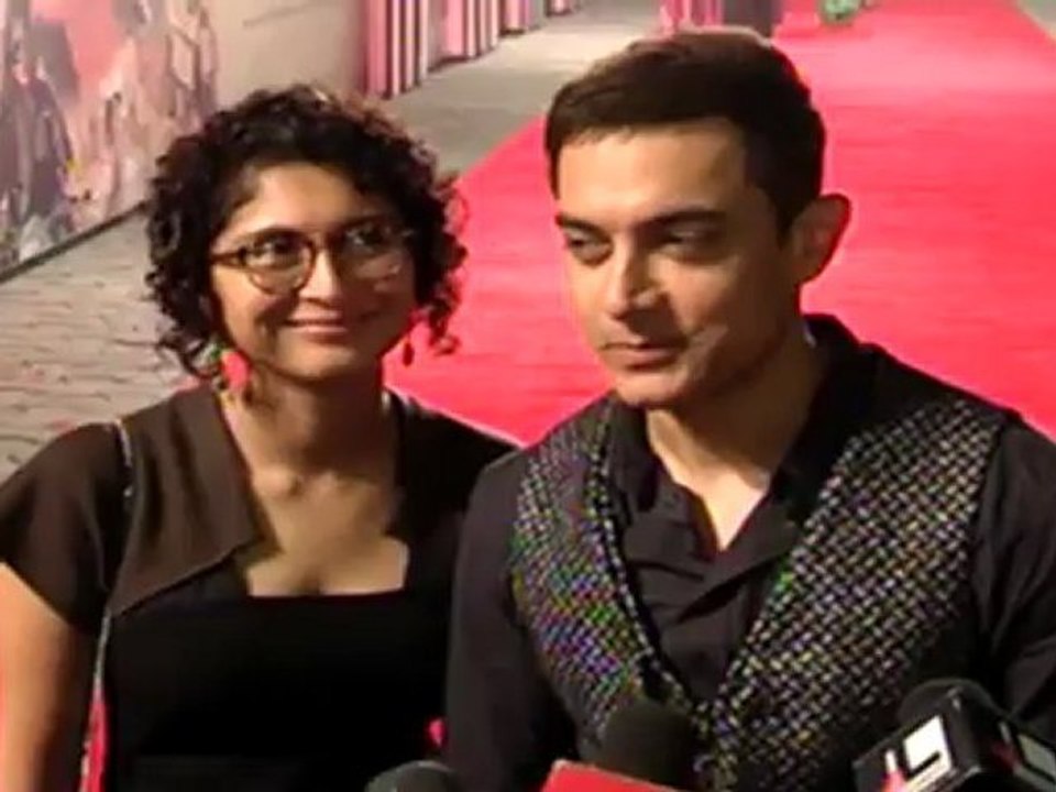 Aamir Khan At Grand Premiere Of Film Jab Tak Hai Jaan