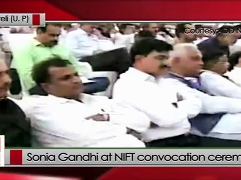 Sonia Gandhi: NIFT Raebareli has developed a distinct niche for itself