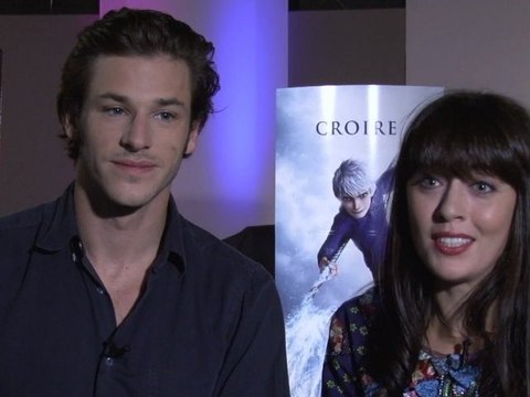 Nolwenn Leroy et Gaspard Ulliel en séance de doublage des «Cinq légendes»