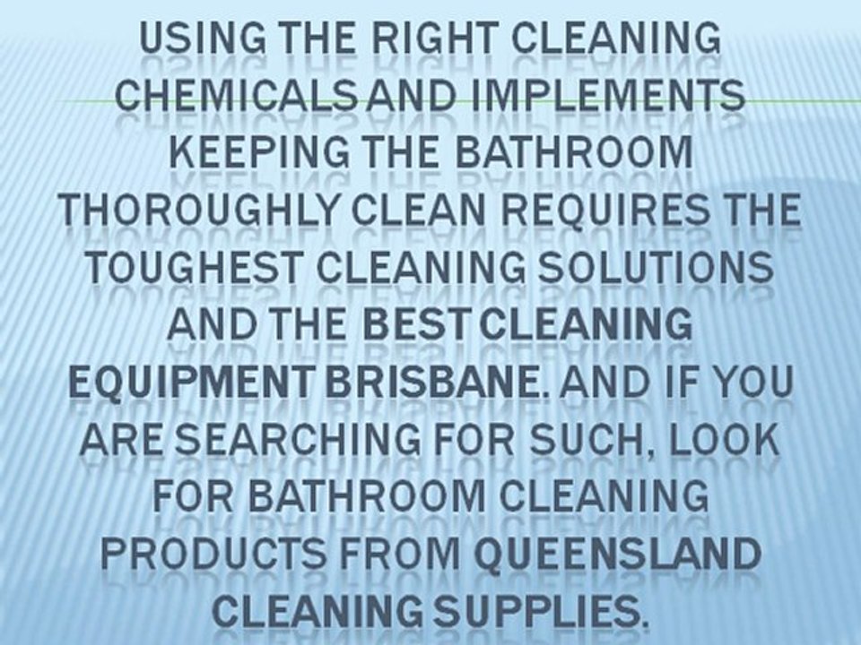 Keeping Your Bathroom Clean