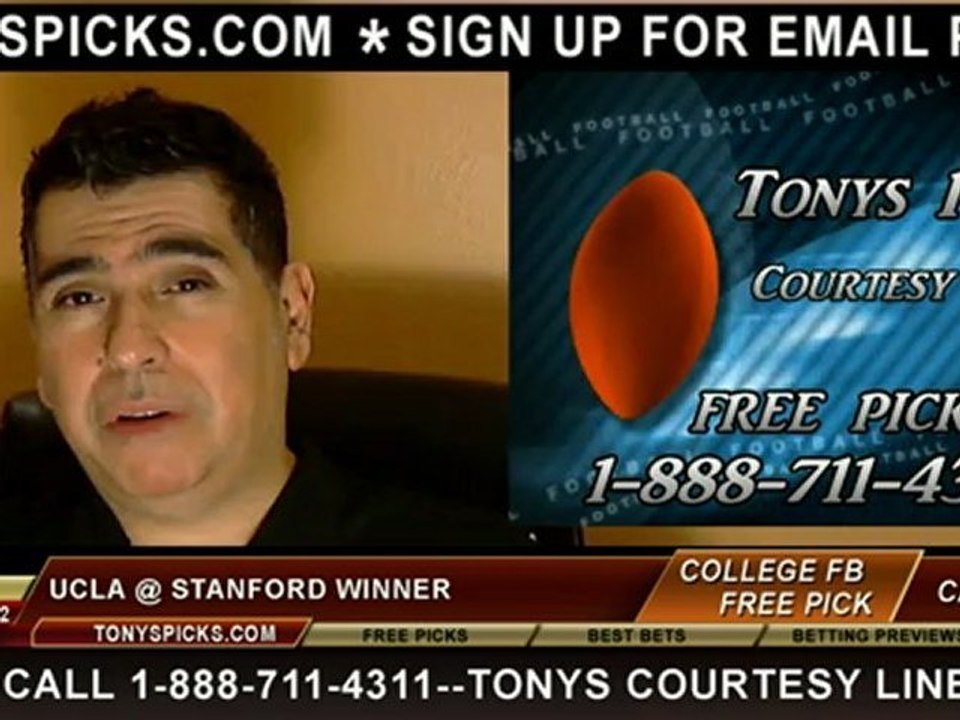 UCLA Bruins versus Stanford Cardinal Pick Prediction NCAA College Football 11-30-2012