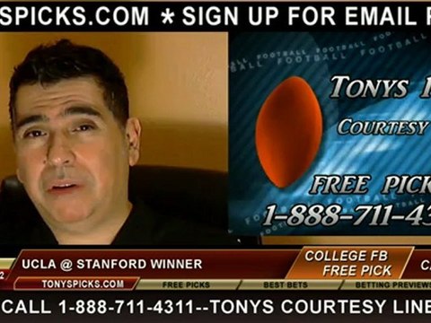 UCLA Bruins versus Stanford Cardinal Pick Prediction NCAA College Football 11-30-2012
