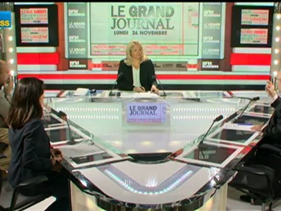 26/11 BFM : Le Grand Journal d’Hedwige Chevrillon - Michel Barnier et Jean-David Chamboredon 2/4