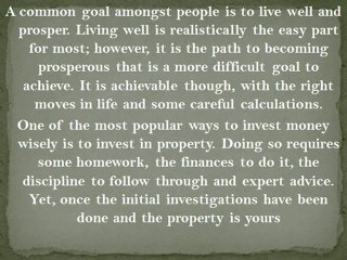 Why Investment Properties are a Wise Move