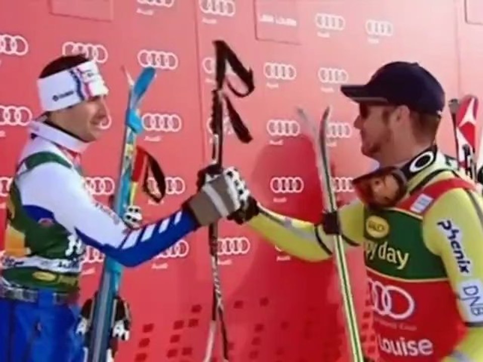 Ski alpin - Lund Svindal en démonstration à Lake Louise