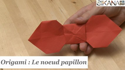 Origami : Comment faire un noeud papillon en papier ? - HD