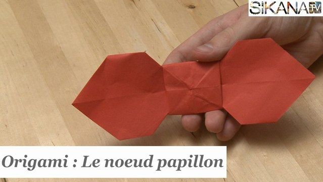 Origami : Comment faire un noeud papillon en papier ? - HD