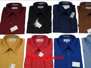 Big and Tall Shirts