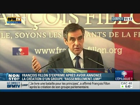 Nous sommes UMP et nous restons à l’UMP, mais notre voix doit être entendue - François Filllon