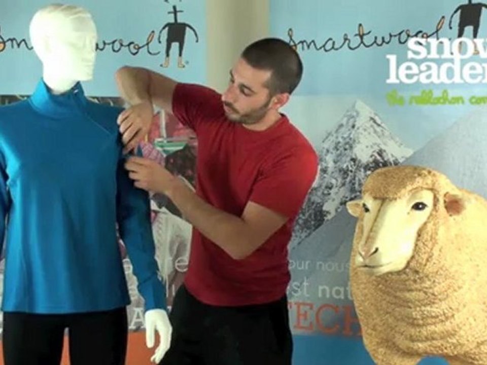 Snowleader présente le sous vêtement femme Merino Max de Smartwool