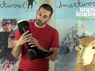 Snowleader présente la paire de chaussette Racer de Smartwool