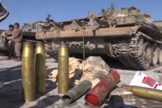 Bombalanan çadırları AA görüntüledi