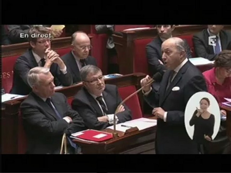 Etat palestinien - Laurent Fabius (Assemblée Nationale, 27/11/2012)