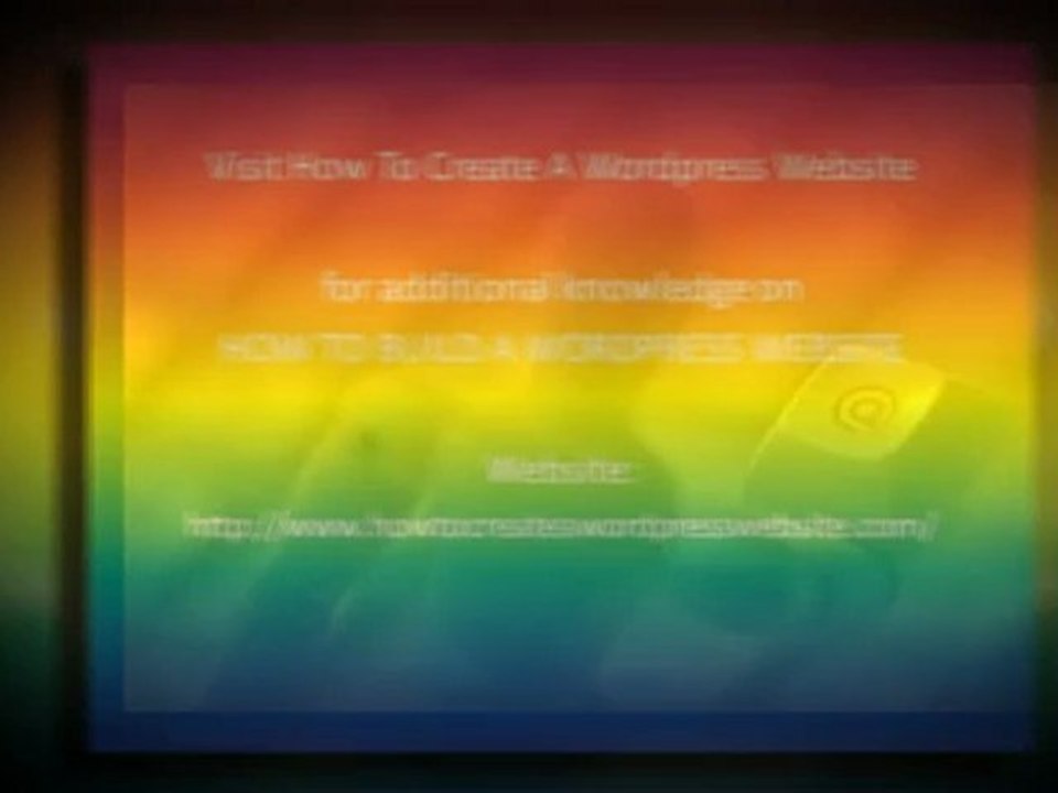 How To Build A Wordpress Website