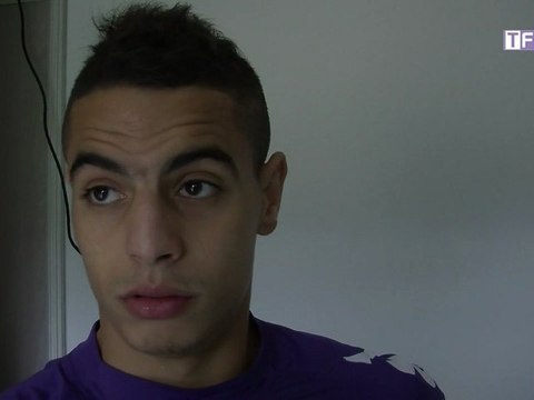 Réaction de Wissam Ben Yedder après son doublé.