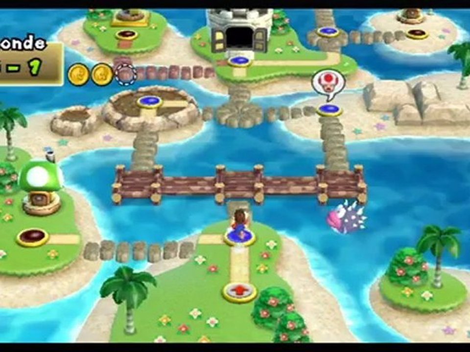 WT - Mario Bros Wii part (16) pièces étoile