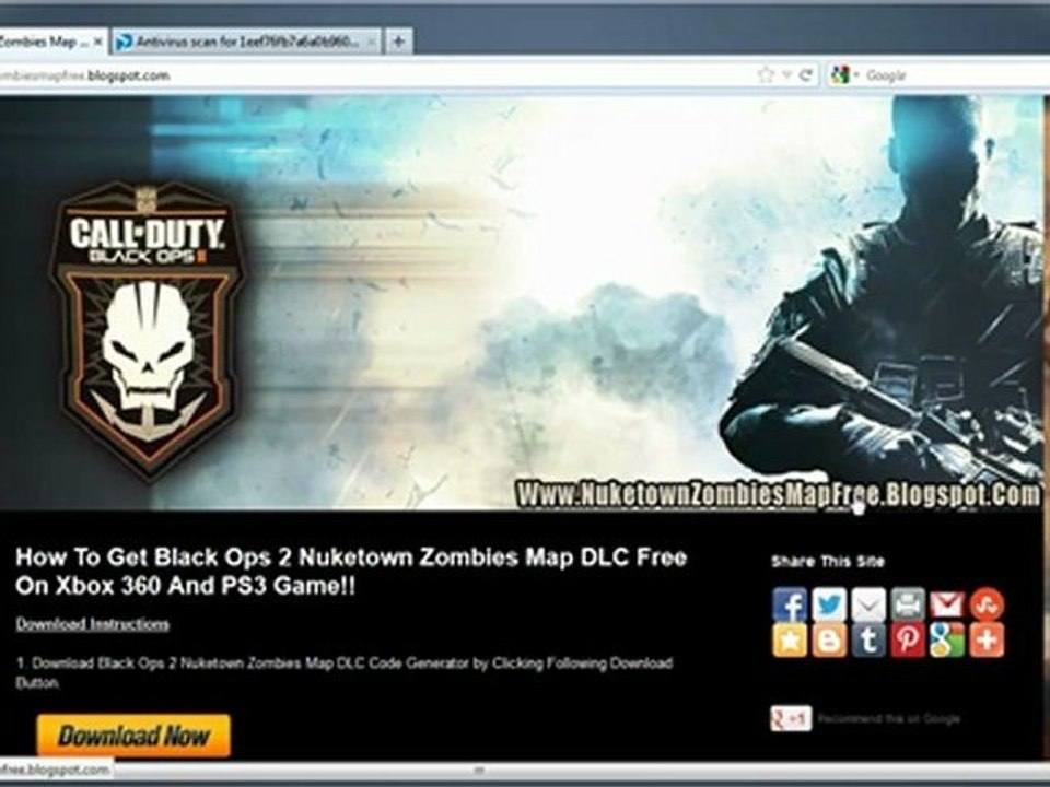 Black Ops 2 Nuketown 2025 Map DLC Free Xbox 360...