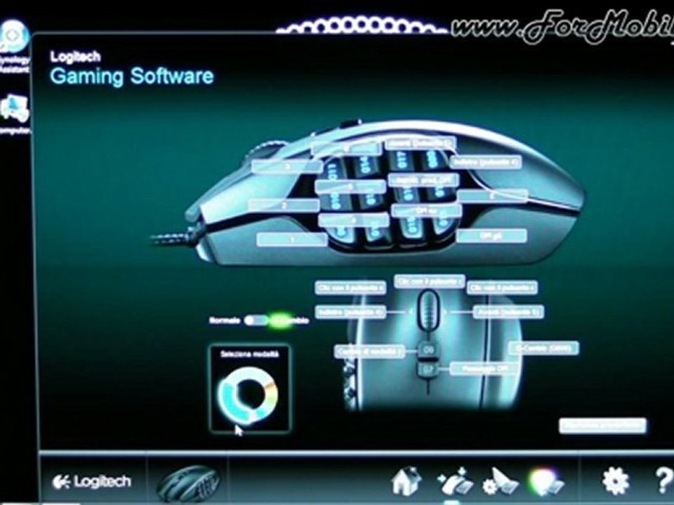 Logitech G600 - Demo software e retroilluminazione