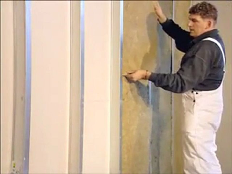 Cloison à bords droit Fermacell