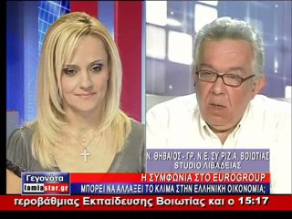 Ο Νίκος Θηβαίος για την συμφωνία στο Eurogroup