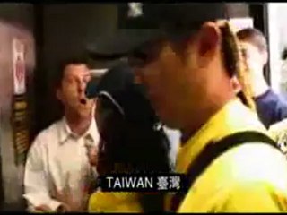 台湾人に「韓国人か？」と聞いた.You are Koreans?To Taiwanese.