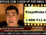 New Orleans Saints versus Atlanta Falcons Pick NFL Pro Football 11-29-2012