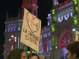 Profissionais da saúde protestam em Madri