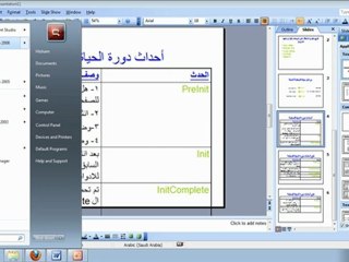 page life cycle in C# برمجة دورة حياة الصفحة