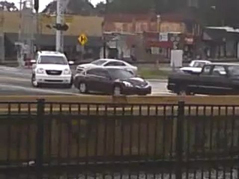 Train meet in Austell Ga. One N.S. container train and one N.S. hopper train through Austell Ga.