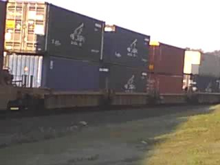 Norfolk Southern stack train southeast through Austell Ga.