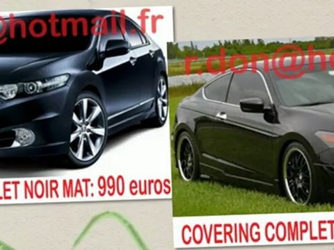 Honda Accord, Honda Accord, essai video Honda Accord, Honda Accord covering, Honda Accord peinture noir mat